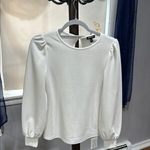 EXPRESS Elegant White Women's Top